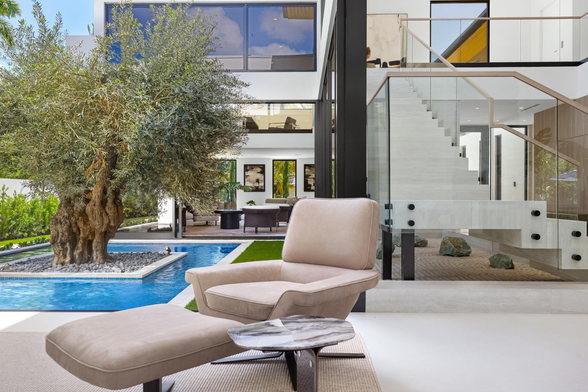 Interior of a Boca Raton luxury residence by Empire Development, led by Marc Elkman